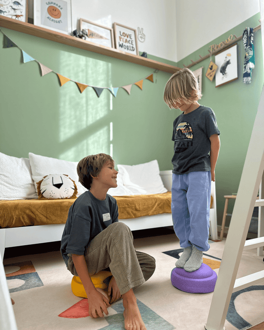 Hueppi Cubes 'n Play Geometric washable children's rug