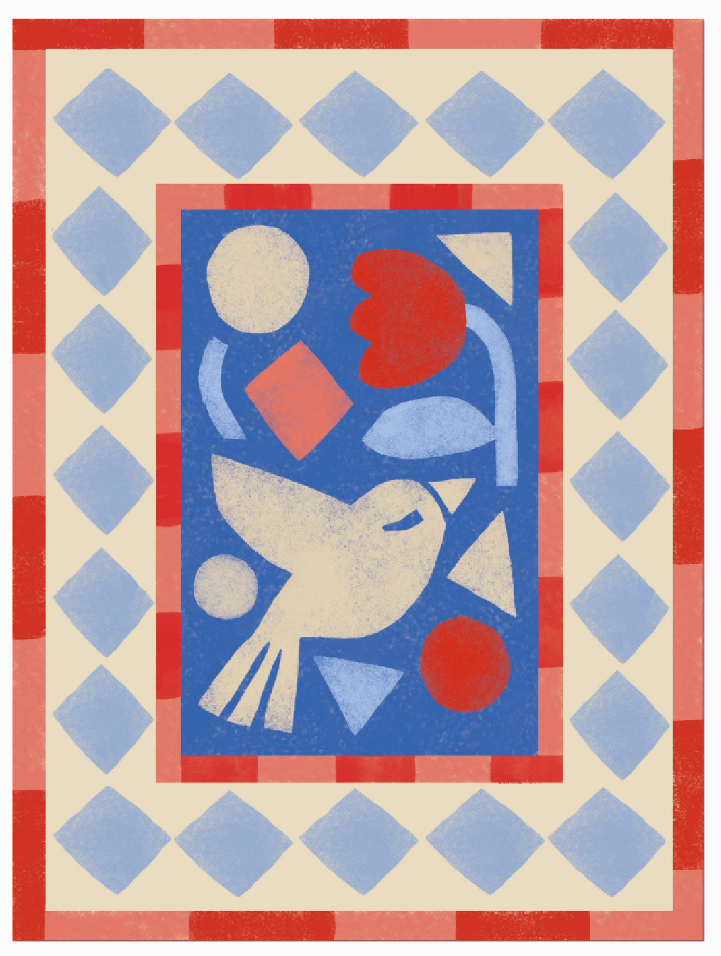 COUCOU ABSTRACT BIRD RUG