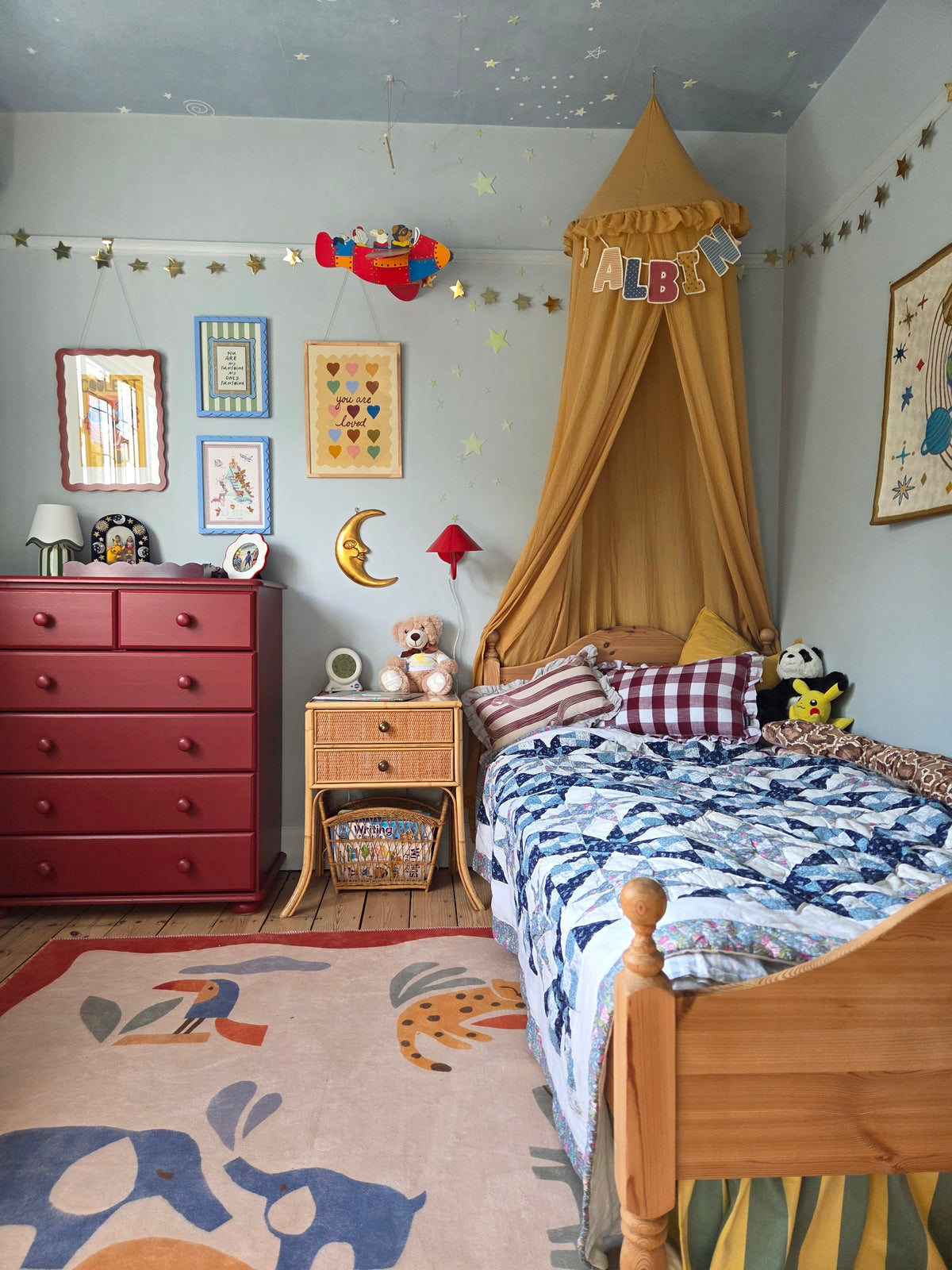 Hueppi rug in a real home