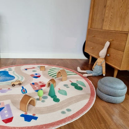 Hueppi Dreamscape Landscape washable children's rug