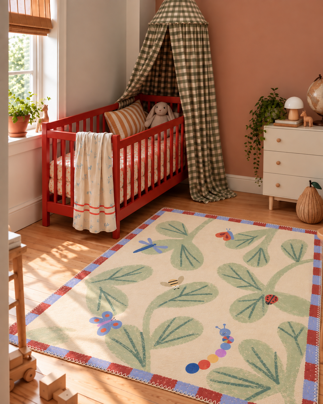 LEAFLINGS BOTANICAL KID’S RUG