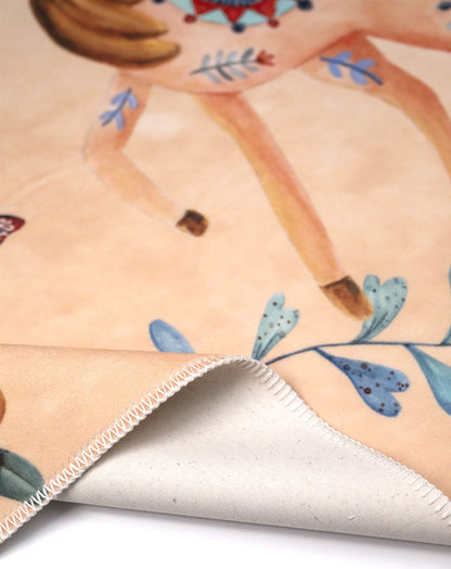 Hueppi Birdie the Muse washable children's rug