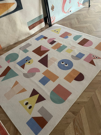Hueppi SPELL THE FUN ALPHABET RUG washable children's rug