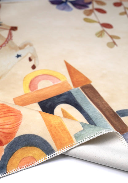 Hueppi The Bloom washable children's rug