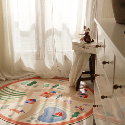 Hueppi Dreamscape Landscape washable children's rug