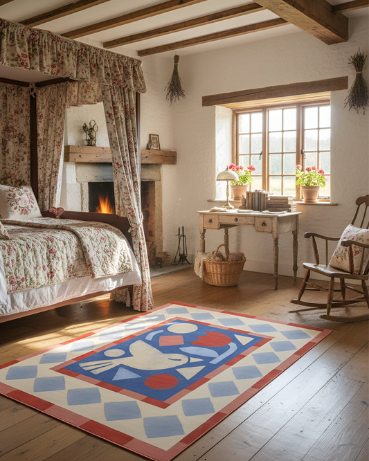 COUCOU ABSTRACT BIRD RUG